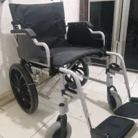 ویلچر کمکی همراه  آلومینیوم جمع شو
