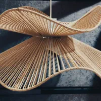 لوستر آویز مکرومه بافی فوق‌العاده زیبا و اقتصادی