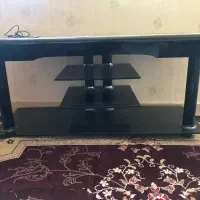 میز تلویزیون شیشه ی