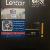 SSD Lexar 256gb nm620 NVME هارد نو با گارانتی