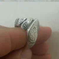 انگشتر نقره .استاد کیامهر