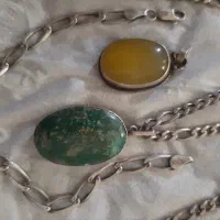 گردنبند دستبند  پلاک نقره