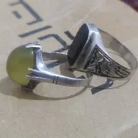 دوعددانگشترنقره