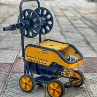 موتور کارواش برق ۳۵۰ بار دریل هلتی  تراز متر لیزری