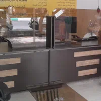 میزپیشخوان با شیشه