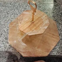 سرویس پذیرایی سنگی طرح چوب 13تیکه