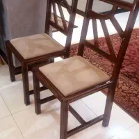 ۶ عدد صندلی  تمام چوب