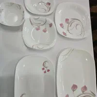 سرویس ۲۴ نفره زیباو کاملا سالم ارکوپال ۴ گوش چین