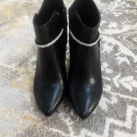 نیم بوت نگین دار پاشنه 5سانتی