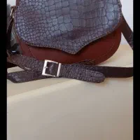 کیف چرم طبیعی ‌گاوی دست‌دوز