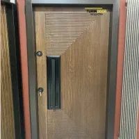 درب ضدسرقت روکش راش cnc مدل D005 گلشهر