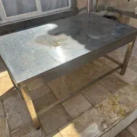میز استیل زیر‌گریل