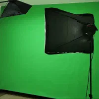 سافت باکس به همراه دو عدد پرده سبز