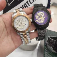 رولکس دراگون کد 213453 تاریخدار تاج دار رنگ ثابت