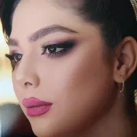 میکاپ عروس و شنیون مو و رنگ مو