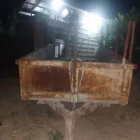 تریلی چاله کن دیس کابین تراکتور یونجه کار