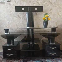 میز نلوزیون شیشه ای
