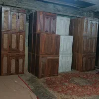 جاکفشی سه درب حصیری و سه درب معمولی و دودرب