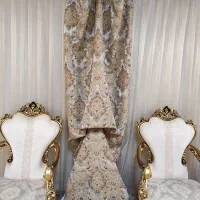 پرده پذیرایی و دستک پرده