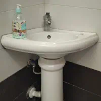 روشویی سرامیکی کنج مدل پارس سرام
