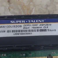 رم ddr3 ۲ گیگ super talent|قطعات و لوازم جانبی رایانه|فردوسیه, |دیوار