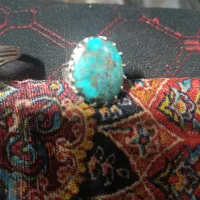 انگشتر فیروزه نیشابور و انگشتر نقره عقیق سرخ