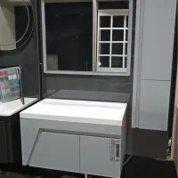 ست کابینت روشویی مدرن + آینه + باکس .فروش فوری