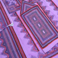 زه راست گل و پلیوار دوخته می‌شود