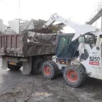گودبرداری و خاکبرداری توسط بیل مینی بیل وبابکت