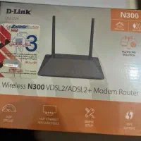 مودم D-Link DSL-224 VDSL2/ADSL2+ N300 پلمپ
