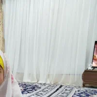 یک عدد پرده نو حریر و سفید ۱۰ متری