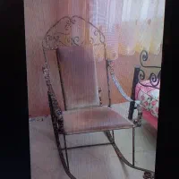 صندلی راکر فلزی