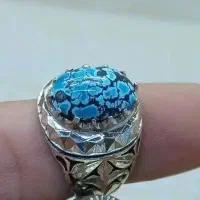انگشتر فیروزه نیشابوری عنکبوتی