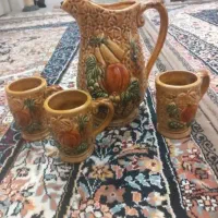 پارچ لیوان سفالی
