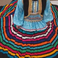 لباس محلی.|لباس|کلاچای, |دیوار