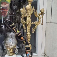 قلیان فوق کلکسیونی دست ساز تمام برنز