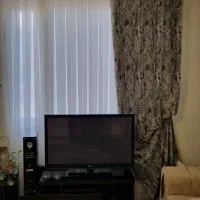 پرده حریر و والان در حد نو
