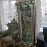 بوفه شیک نقره ای رنگ