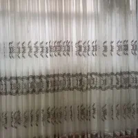 پرده حریر ترک وکتیبه مخمل