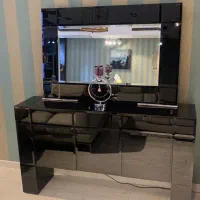 کنسول و آینه شیشه ای