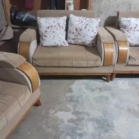 مبل چوبی هفت نفره