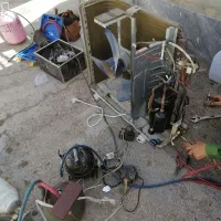 نصب تعمیر کولرگازی دوتکه پنجره ای ایستاده داکت