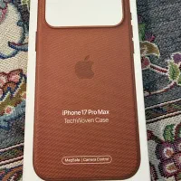 کاور قاب اصلی آیفون برای ۱۷ پرومکس رنگ‌ آجری