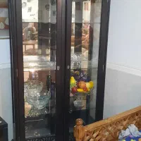 بوفه تمام چوب رنگ حرفه ای