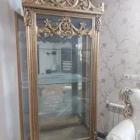 ویترین چوبی آینه دار