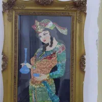 تابلو پولک دوزی لیلی