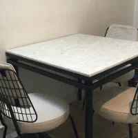 میز و صندلی مینیمال ۳نفره