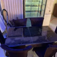 میز ناهارخوری و صندلی ۶ نفره در حد نو