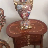 گلدان ورق طلا