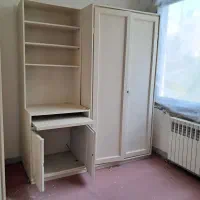 کمد لباس با میز کامپیوتر و کتابخانه